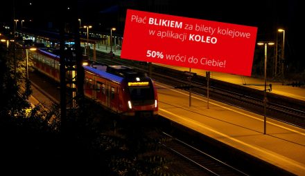 50% zniżki na przejazdy pociągami