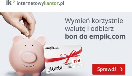 Wymień walutę i odbierz bon do empik.com