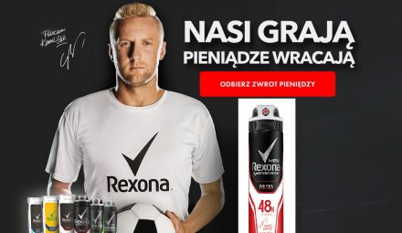 Uzyskaj zwrot za zakup produktów Rexona!