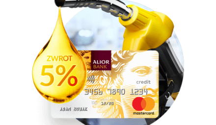 Zamów kartę kredytową TU i TAM w Alior Banku i odbieraj 5% zwrotu za zakupione paliwo miesięcznie.