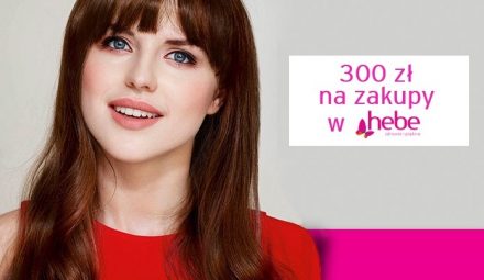 300 zł premii do wydania w Hebe wraz z kartą kredytową Citibank!