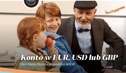 Darmowe Nest Konto Walutowe idealne dla osób podróżujących!