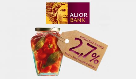 Konto Mocno Oszczędnościowe w Alior Banku z oprocentowaniem 2,7% do 100 000 zł!