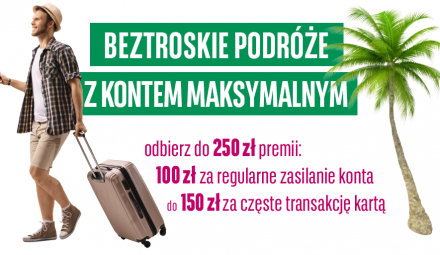 Zgarnij do 250 zł za aktywne korzystanie z Konta Maksymalnego w BGŻ BNP Paribas!