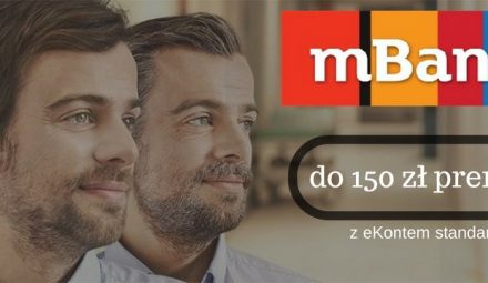 Do 150 zł premii z eKontem standard w mBanku!