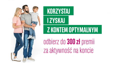 300 zł premii z Kontem Optymalnym w BGŻ BNP Paribas!