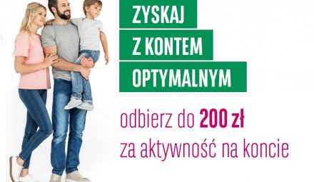 200 zł premii w promocji Zyskownie w koncie w BGŻ BNP Paribas!
