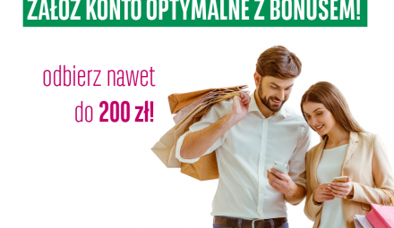 200 zł premii z Kontem Optymalnym BGŻ BNP Paribas!