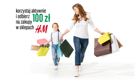 100 zł na zakupy w H&M z Kontem Otwartym BNP Paribas