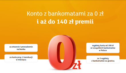 Zgarnij do 140 zł premii z eKontem standard w mBanku!