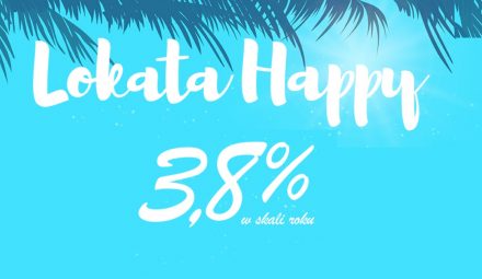 Rekordowe oprocentowanie 4% na Lokacie Happy w Idea Banku!