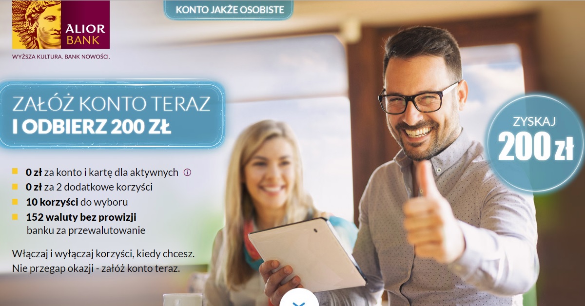200 zł premii z Kontem
