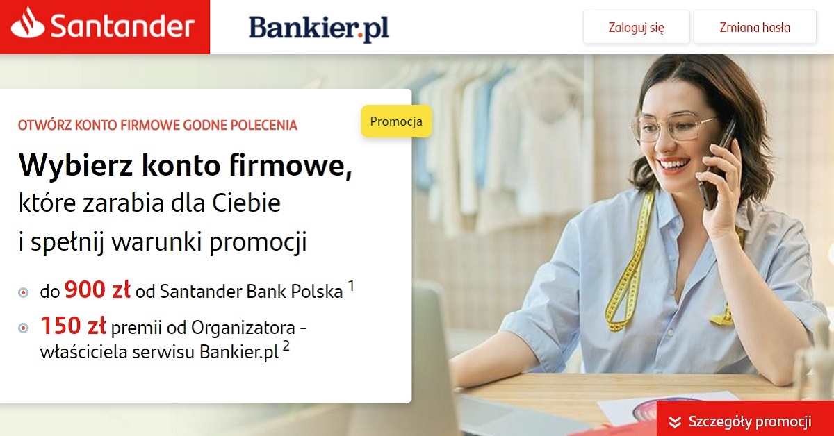 w promocji konta firmowego