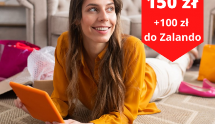 100 zł do Zalando i 150 zł w gotówce w promocji Konta 360° Banku Millennium!