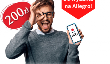 Powrót promocji konta PKO BP z premią 200 zł na zakupy w Allegro!