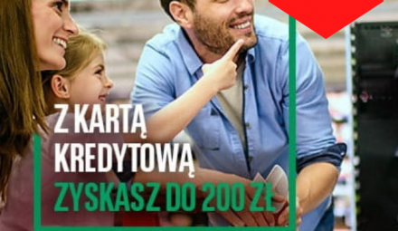 200 zł do Carrefour z kartą kredytową Banku BNP Paribas!