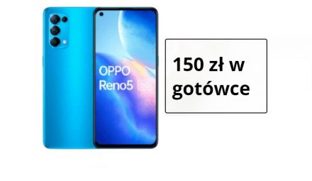 OPPO Reno 5 lub 150 zł w gotówce do zdobycia w konkursie oraz do 400 zł w promocji Konta 360°!