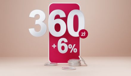 Promocja nowego konta osobistego Millennium 360º z premią do 360 zł w gotówce + 7% na Koncie Profit!