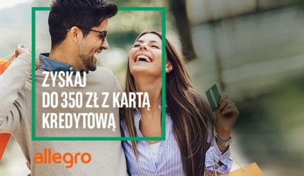 350 zł do Allegro z kartą kredytową mamBONUS BNP Paribas!