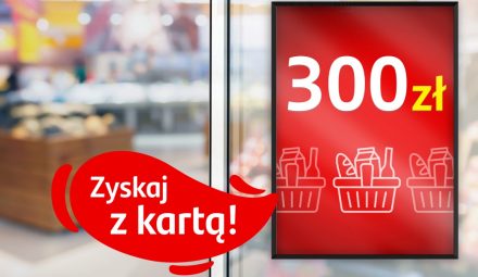 300 zł do Biedronki z kartą ratalną Santander Consumer Banku!