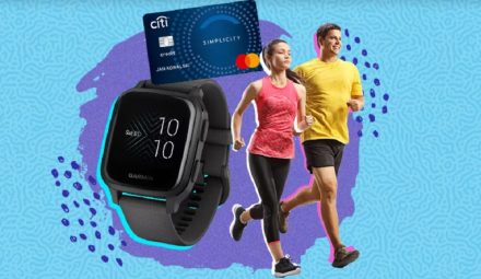 Zegarek Garmin Venu Sq o wartości 700 zł za kartę Citi Simplicity.