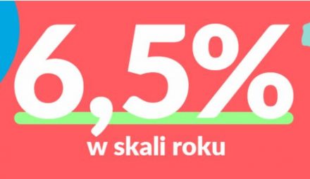 6,5% do 100 000 zł przez 5 miesięcy na koncie oszczędnościowym Banku Pekao SA.