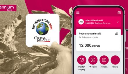 Aplikacja dla firm Banku Millennium z wyróżnieniem. Otrzymała tytuł Największej Innowacji Finansowej 2024