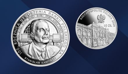 Nowa moneta kolekcjonerska Narodowego Banku Polskiego. Upamiętnia utworzenie Banku Polskiego SA