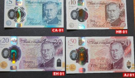 Banknoty z wizerunkiem króla Karola III weszły do obiegu w Wielkiej Brytanii