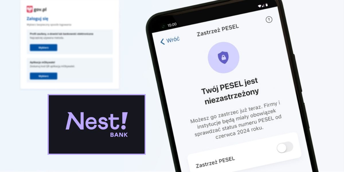 Korzyści zastrzeżenia numeru PESEL. Komunikat Nest Banku