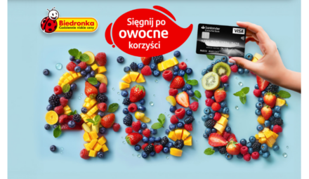 400 zł na zakupy w Biedronce w promocji TurboKARTY Santander Consumer Banku!