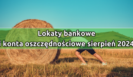 Najkorzystniejsze lokaty i konta oszczędnościowe w sierpniu 2024