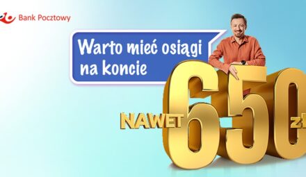 Nawet 650 zł za Konto osobiste w Banku Pocztowym