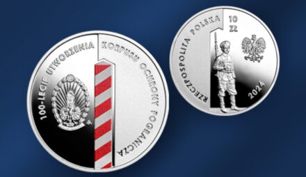 Emisja monety kolekcjonerskiej NBP. „100-lecie utworzenia Korpusu Ochrony Pogranicza”