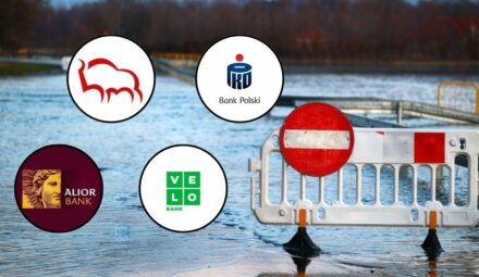 Powódź w Polsce. Komunikaty kolejnych banków