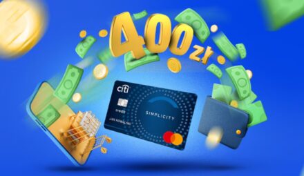 400 zł premii za kartę kredytową Banku Citi Handlowego