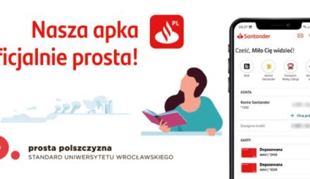 Santander mobile nagrodzona. Aplikacja zdobyła certyfikat prostej polszczyzny