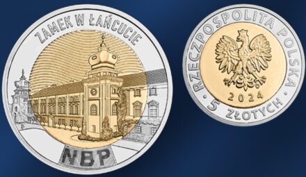 „Zamek w Łańcucie”. Nowa moneta kolekcjonerska NBP już w obiegu
