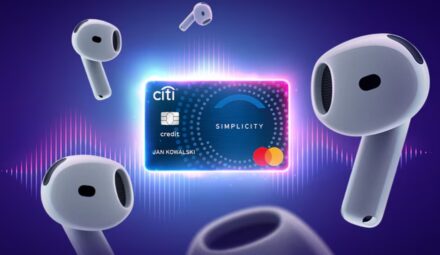 Odbierz słuchawki Apple AirPods 4 i 300 zł za kartę Citi SImplicity