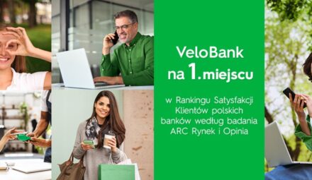 „Monitor satysfakcji klientów banków 2024”. VeloBank liderem