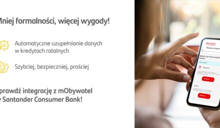Santander Consumer Bank usprawnia proces kredytowy. Integracja z mObywatelem