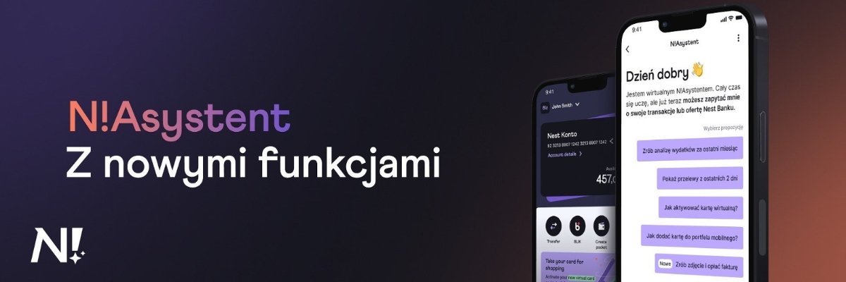 N!Asystent Nest Banku z nowymi funkcjami. Kolejny krok w stronę automatyzacji bankowości