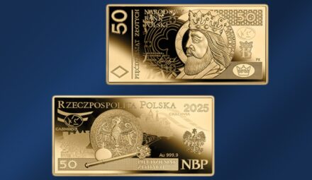 „Banknot o nominale 50 zł”. Nowa moneta kolekcjonerska NBP
