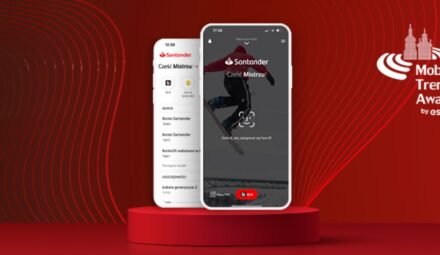 Santander mobile docenione przez internautów. Wygrała w ich głosowaniu w Mobile Trends Awards 2024