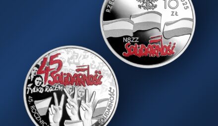 „45. rocznica powstania NSZZ »Solidarność«”. Nowa moneta kolekcjonerska NBP