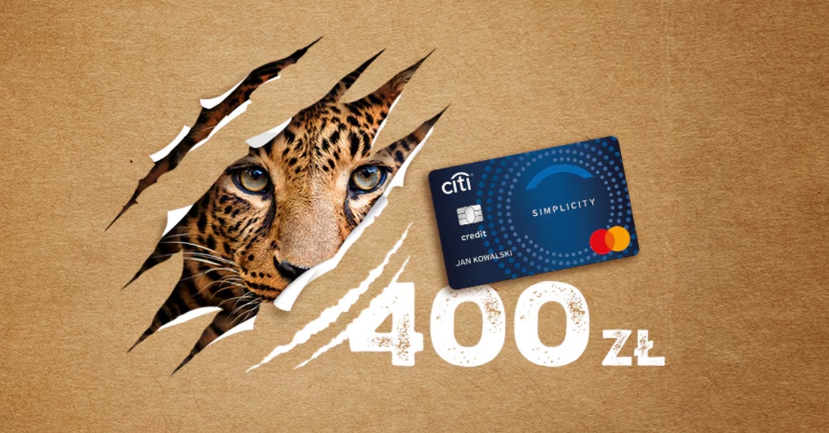 Tego jeszcze nie było! 400 zł za Citi Simplicity, ale 200 zł już za samo wyrobienie karty! (SPRAWDZENIE ZDOLNOŚCI KREDYTOWEJ!)