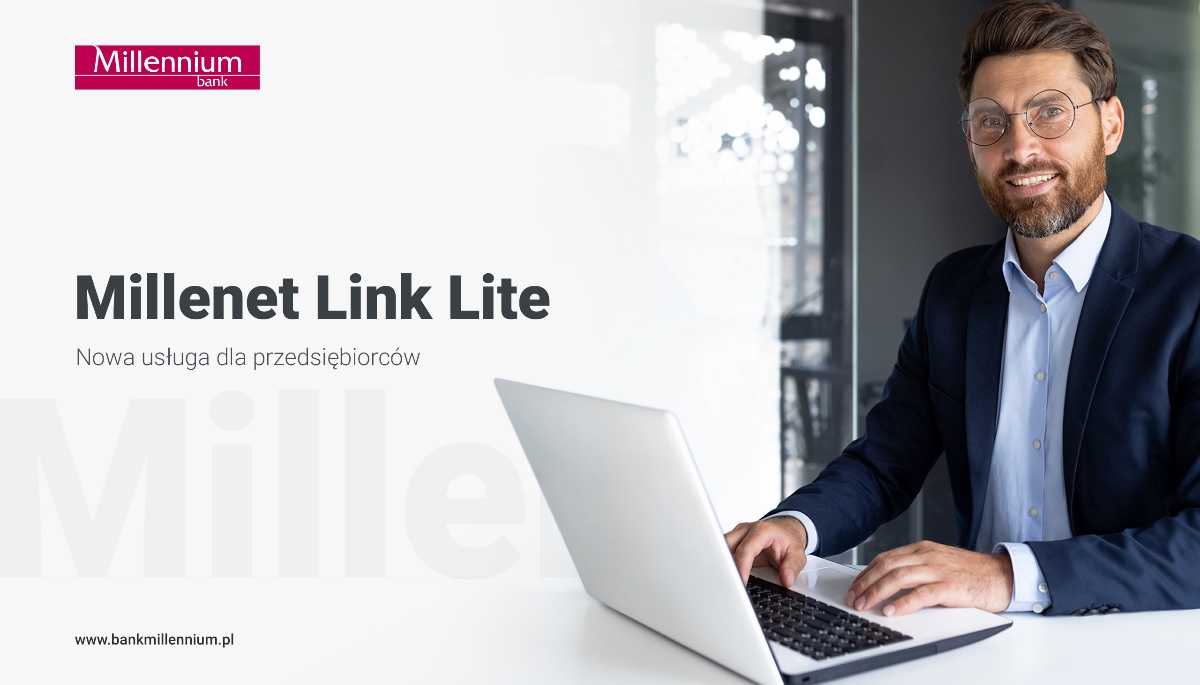 Usługa Millenet Link Lite. Łatwiejsza wymiana plików pomiędzy firmą a bankiem