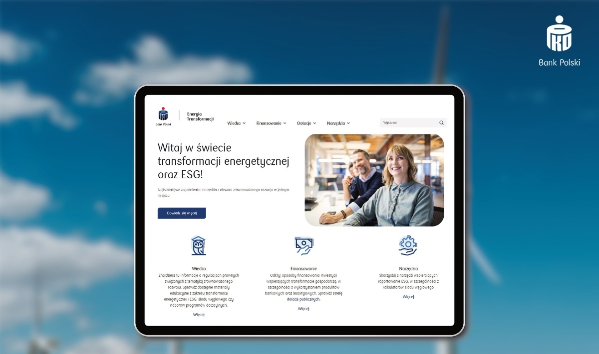 Transformacja ESG z pomocą PKO BP. Bank z działaniami, które wesprą przedsiębiorców