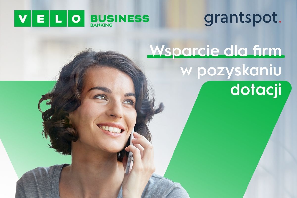 VeloBank i Grantspot ogłaszają współpracę. Pomogą firmom w zdobyciu dotacji