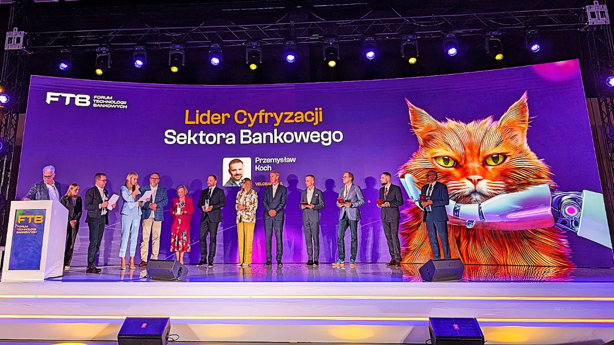 Przemysław Koch z VeloBanku z tytułem Lidera Cyfryzacji Sektora Bankowego